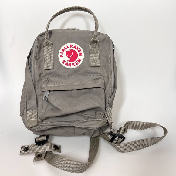 Fjallraven Mini Kanken Backpack Fog - Picture 2 of 11